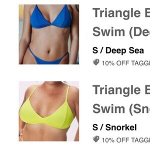 Parade 2 Triangle Bikini Tops I EcoSplash Swim